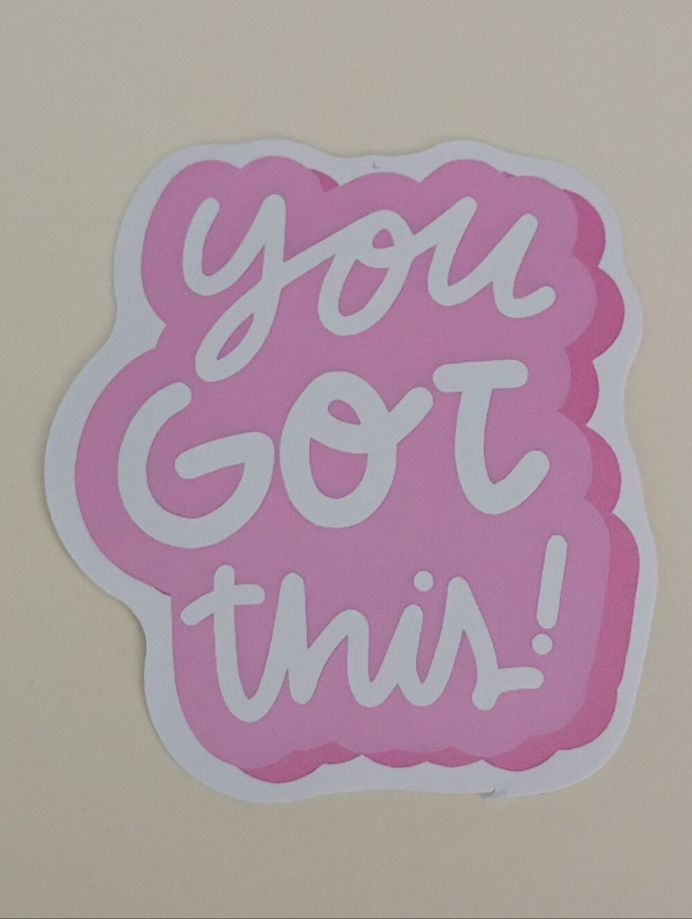 10/$10 Stickers - You Got This! - Pink Background And White Text